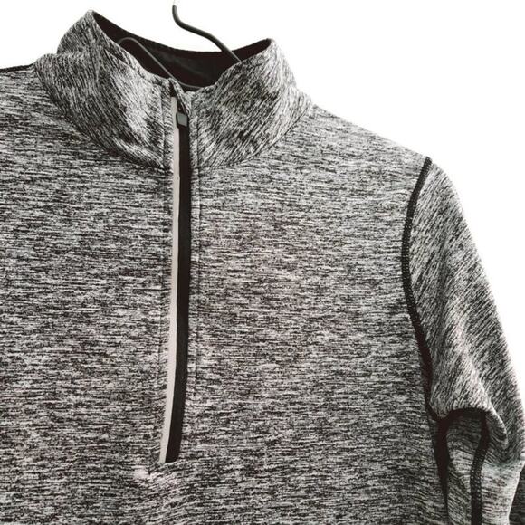 Forever 21 Women's Activewear Thumb Hole Quarter Zip Gray Pullover Small - Picture 3 of 9